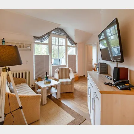 شقة Duenenpark - Komfort Mit 1 Schlafzimmer Und Balkon Im Dachgeschoss 283